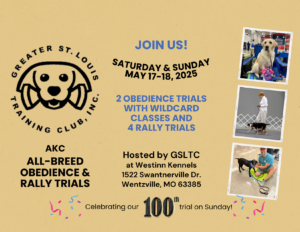 GSLTC Obedience Trial May 17 - 18 2025